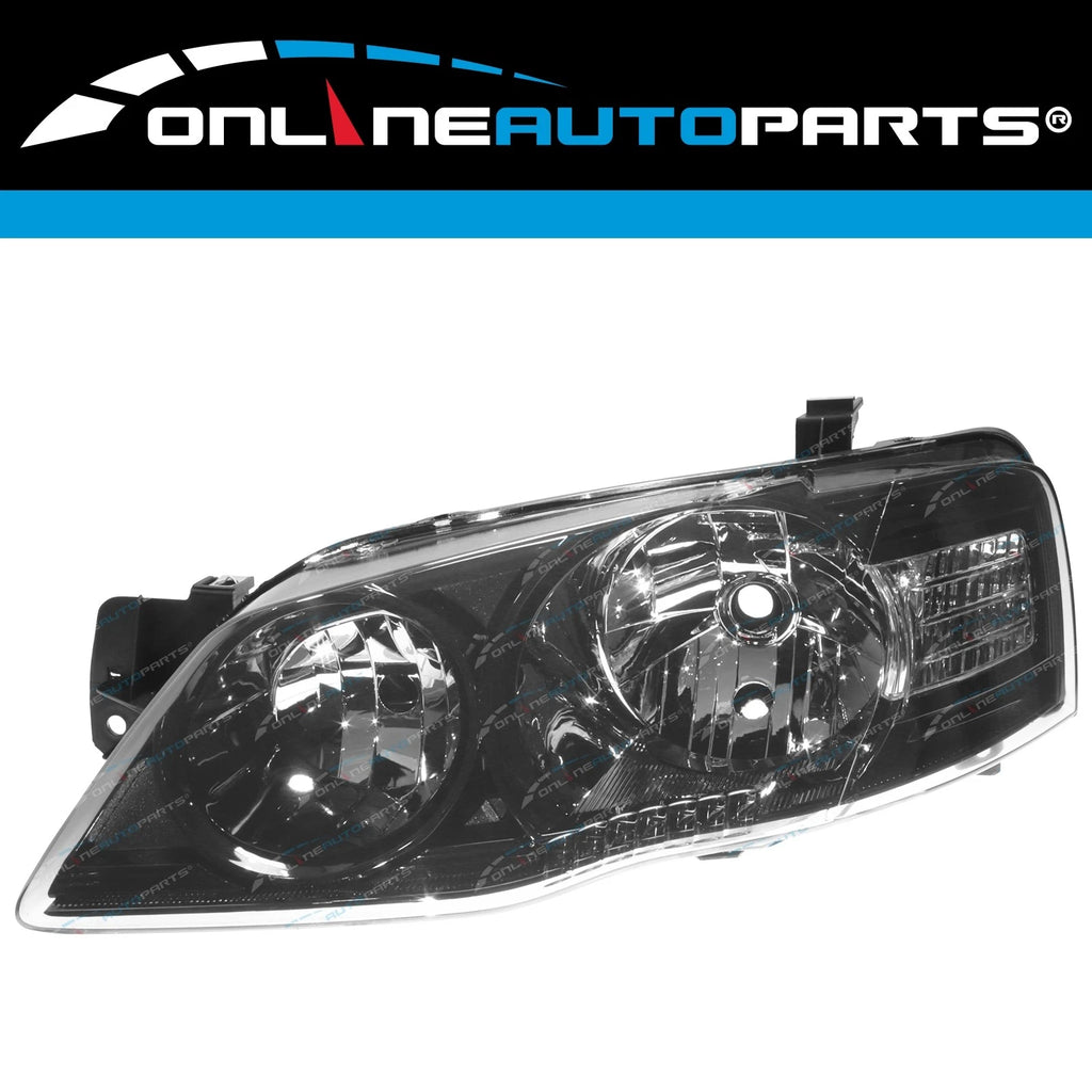 LH Black Headlight for Ford Falcon BF Fairmont Futura XT 05~11 Left Passenger