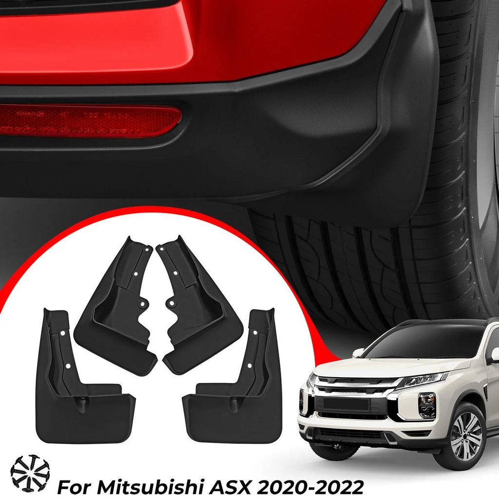 4x Splash Guards Mud Flaps Fender Mudguard Cover For Mitsubishi ASX 2020-2022 ST