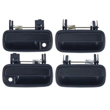 Load image into Gallery viewer, 4pc FRONT &amp; REAR Left + Right Outer Door Handle Black For Toyota Hilux 1997 -05