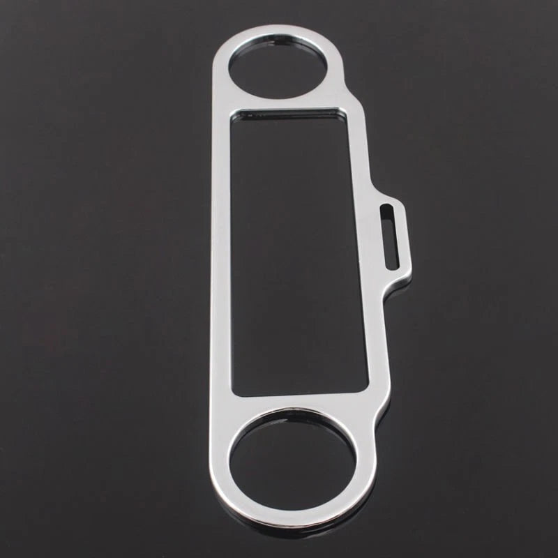 9 x Chrome Stereo Accent Speedometer Speaker Trim Ring Set for Harley Touring ST