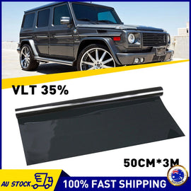 35% VLT WINDOW TINT FILM CAR VAN HOME BUS TINTING SUPER DARK 50cm x3M UNIVERASL