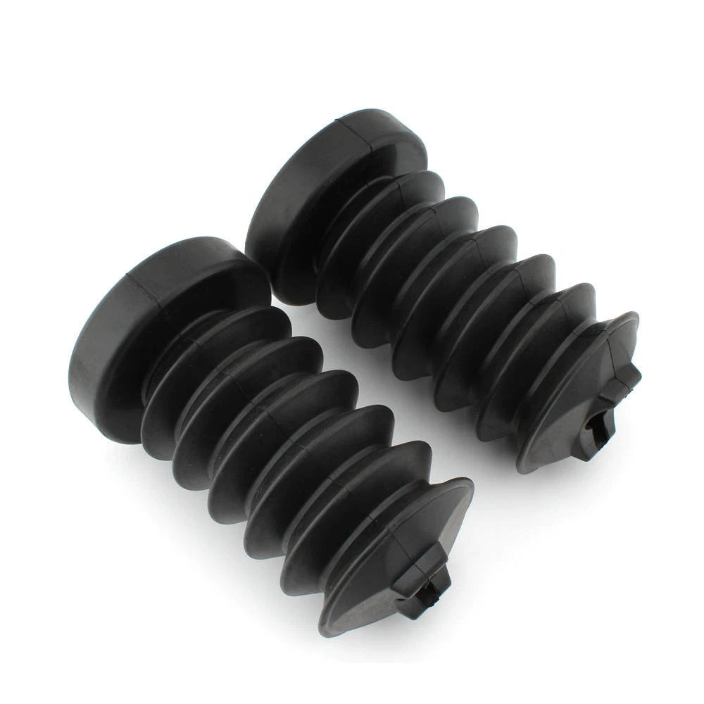 Rear Rubber Shock Absorber Fork Cover Gaiter Gator Boot For Harley Touring 97-13