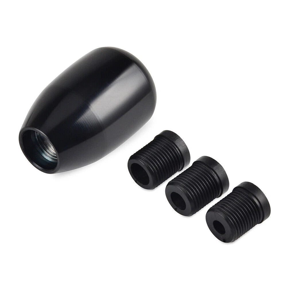 Aluminum Car Universal Manual Gear Knob Shifter 5 Speed Stick Shift Lever Black
