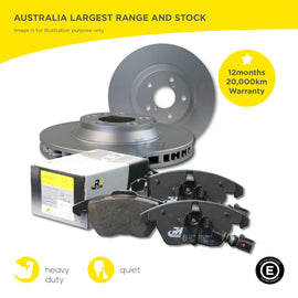 Front Brake Disc Rotors and Brake Pads for Toyota Camry ASV70 RAV4 AXAH52