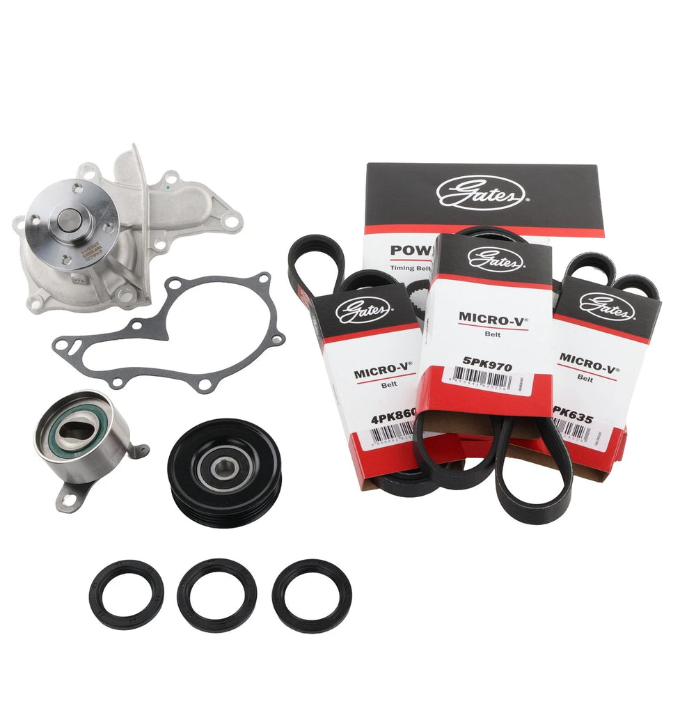 Timing Belt Kit +WP +DB +EP for Holden Nova LF LG 7A-FE 7AFE