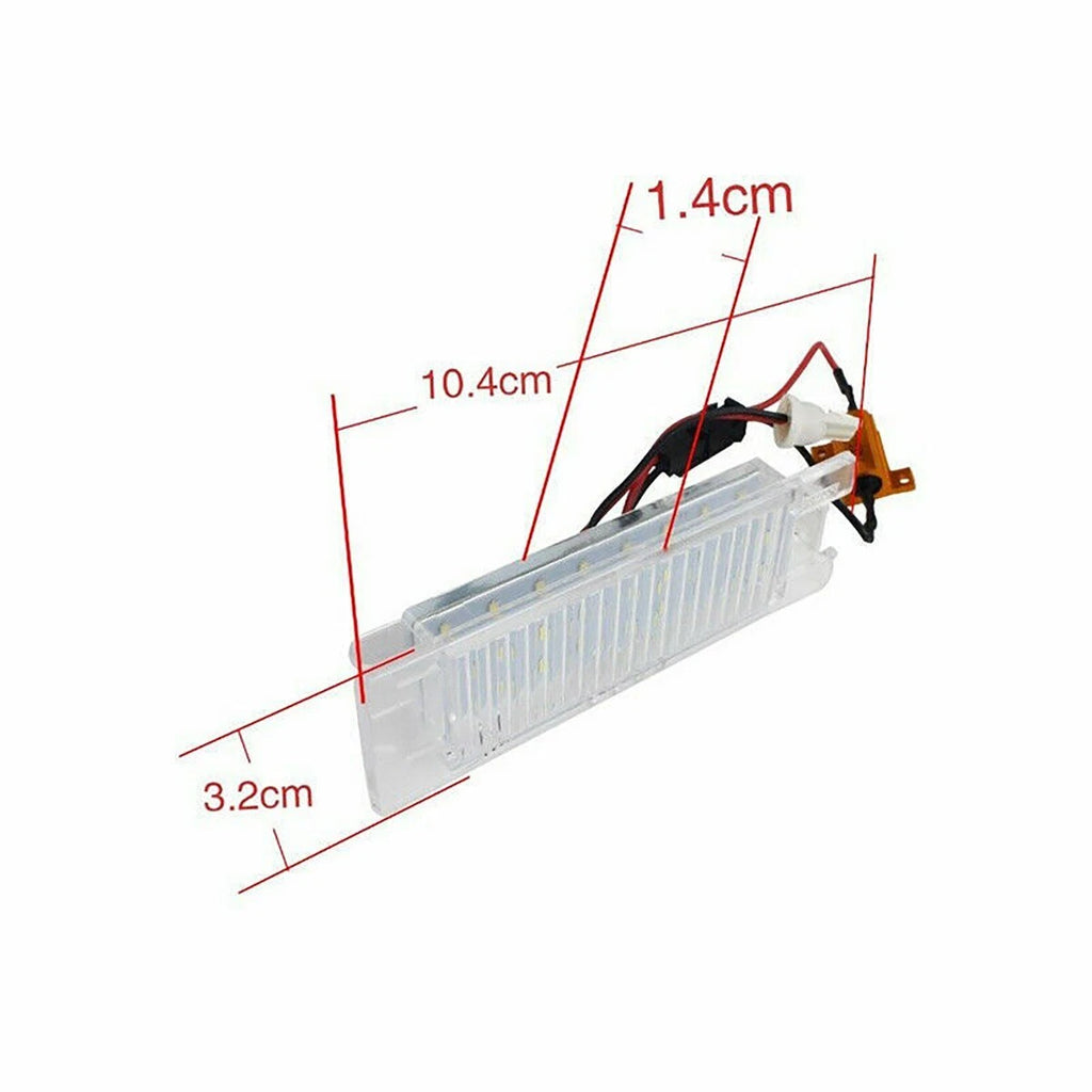 2x LED License Number Plate Light for Opel Zafira B Astra H Insignia Corsa D ST