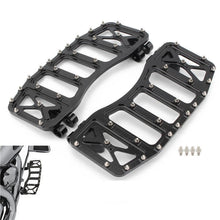 Load image into Gallery viewer, Motorcycle Floorboards Foot Pegs Footrest Pedals For Harley Touring Softail FLST
