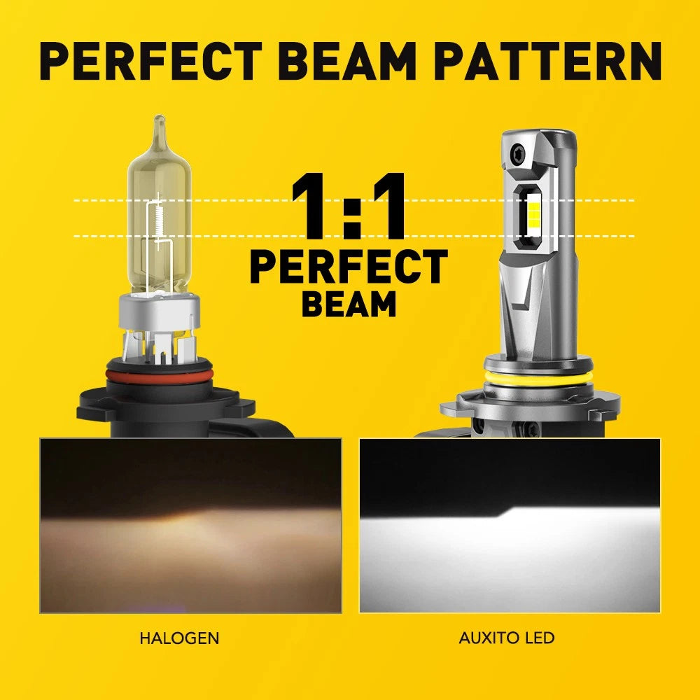 9005 H9 9006 LED Headlight Bulbs Conversion Kit Hi Beam Globes White 6-60x A