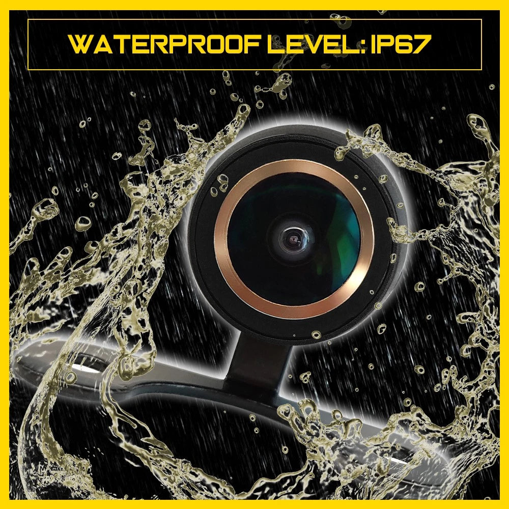 170° Rear/Side/Front AHD 720P Backup Camera Flush Mount View Camera Reverse 12V