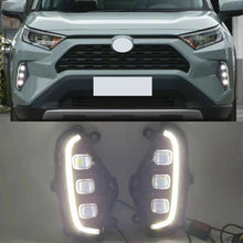 Load image into Gallery viewer, LED Day Running Light Fog Lamp For Toyota for RAV4 2019-21 W/ Amber Turn Signal