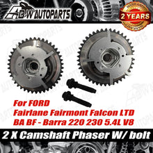 Load image into Gallery viewer, 2PCS CAMSHAFT PHASERS For FORD LTD BA BF Barra 220 230 5.4L V8 2003-2007 New