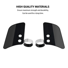 Load image into Gallery viewer, Black motorcycle front wind fork air deflector for Honda Kawasaki Yamaha