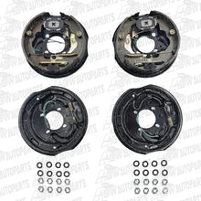 Load image into Gallery viewer, 4-Piece 10" Trailer Caravan Electric Brake Backing Plates &amp; Park Brake Lever NEW