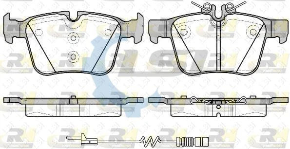 Rear Disc Rotors and Brake Pads for C200 W205 2.02016-2018 300mm