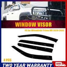 Load image into Gallery viewer, Weather shields Weathershields Window Visors for Mitsubishi MV Triton 2024+ Dual