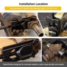 Load image into Gallery viewer, U-Joint Puller Press Removal Tools Class 1-3" Heavy Duty Universal Truck Trailer