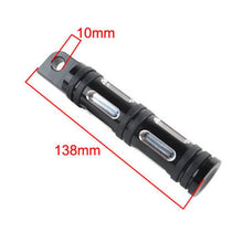 Load image into Gallery viewer, Black CNC Aluminum Motorcycle Foot Pegs for Harley Touring Dyna Male Peg Mount S