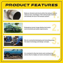 Load image into Gallery viewer, 3 inch Exhaust Hotdog Resonator Muffler Glass Pack Stainless Steel 12" Long