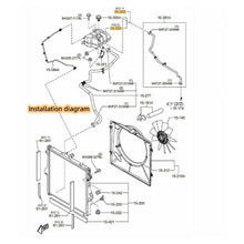 Load image into Gallery viewer, Coolant Expansion Tank for Mazda BT50 UP for Ford Ranger PX Diesel 2011-2015