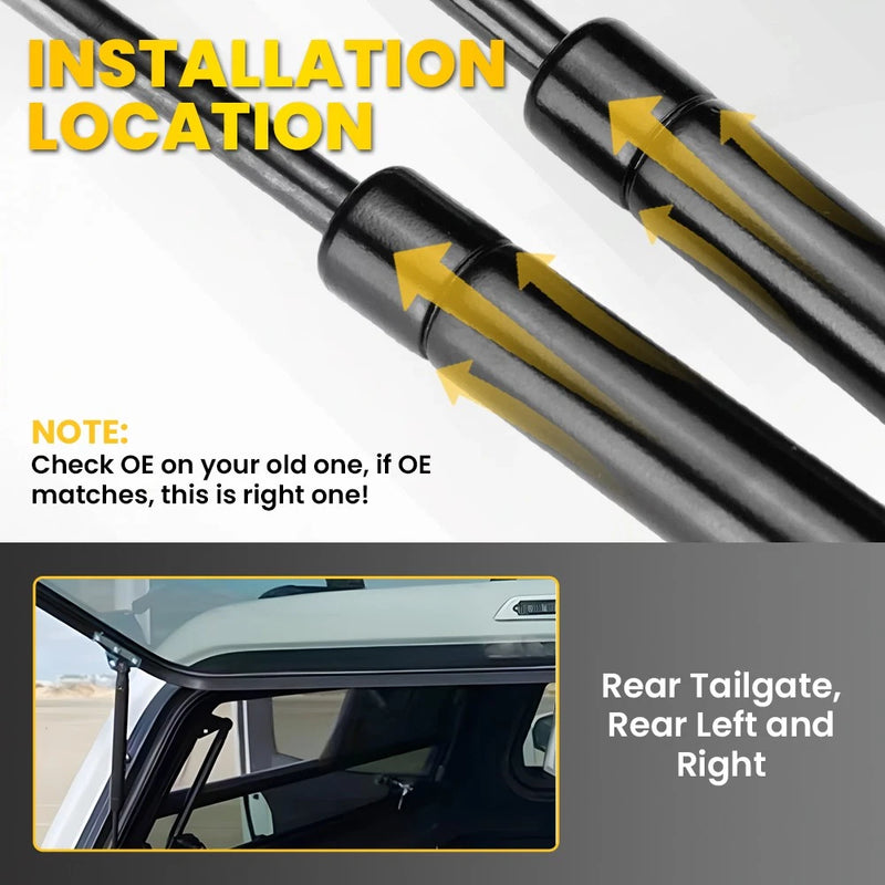 2x Rear Tailgate Gas Struts for Nissan X-Trail T31 2007-2014