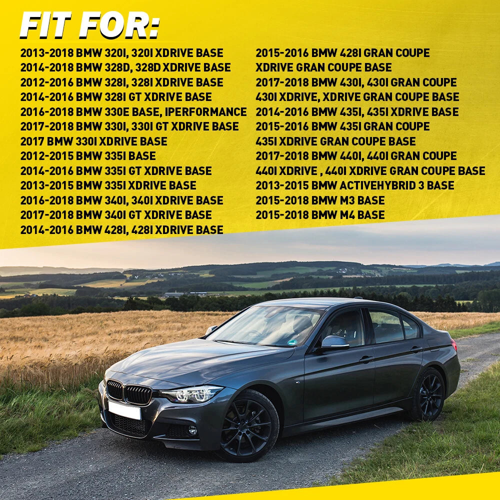 2pcs Front Inner Interior Trim Door Pull Handle for BMW F30 F80 F31 M3 2013-2019