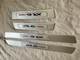 XR6 TURBO DOOR SEAL SCUFF PLATE SET SUITS FORD FG SERIES, FRONT AND REAR SET
