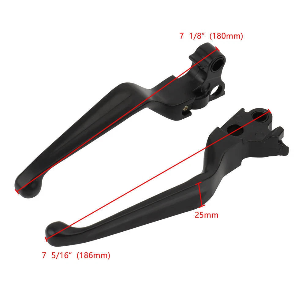 Black Brake Clutch Lever Fit For Harley Sportster XL 883 1200 96-03 Touring Dyna