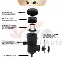Load image into Gallery viewer, For Isuzu D-MAX Dmax Oil Catch Can Kit MU-X 2017-20 3.0L Turbo Diesel 4JJ1-TCX
