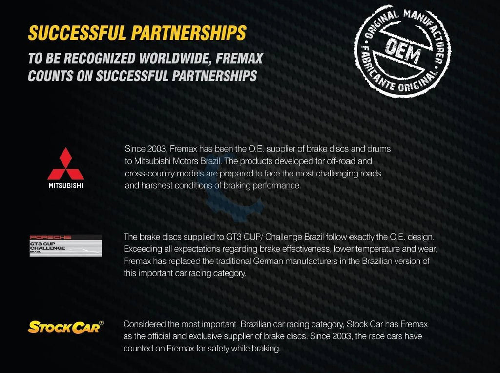 Fremax Rear Disc Rotors for VW Amarok 2H 3.0 2016-2019 300mm