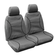 Sperling Tradies Canvas Front Grey Seat Covers Suits Hilux 2005-2015 RM1048TRG