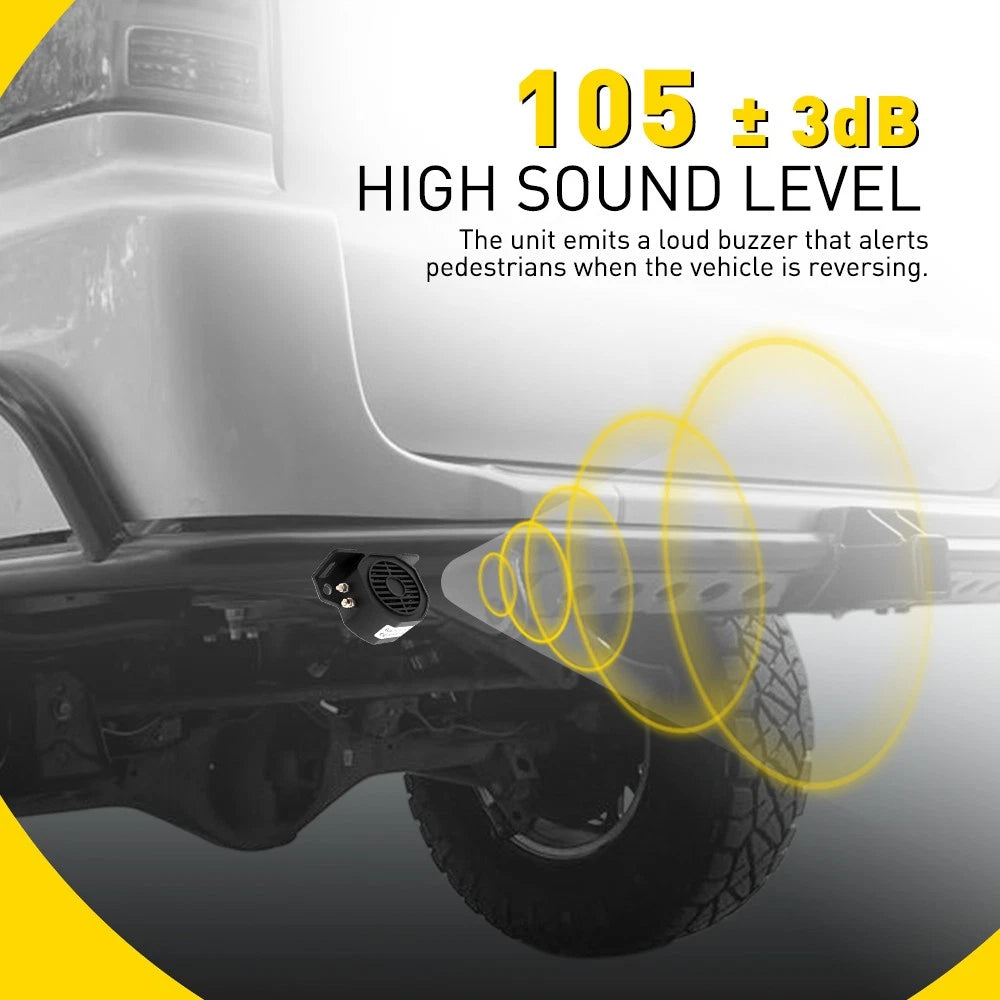 2x ALARM BUZZER 105Db HEAVY DUTY TRUCK MARINE RV TRAILER LORRY SQUAWKER REVERSE