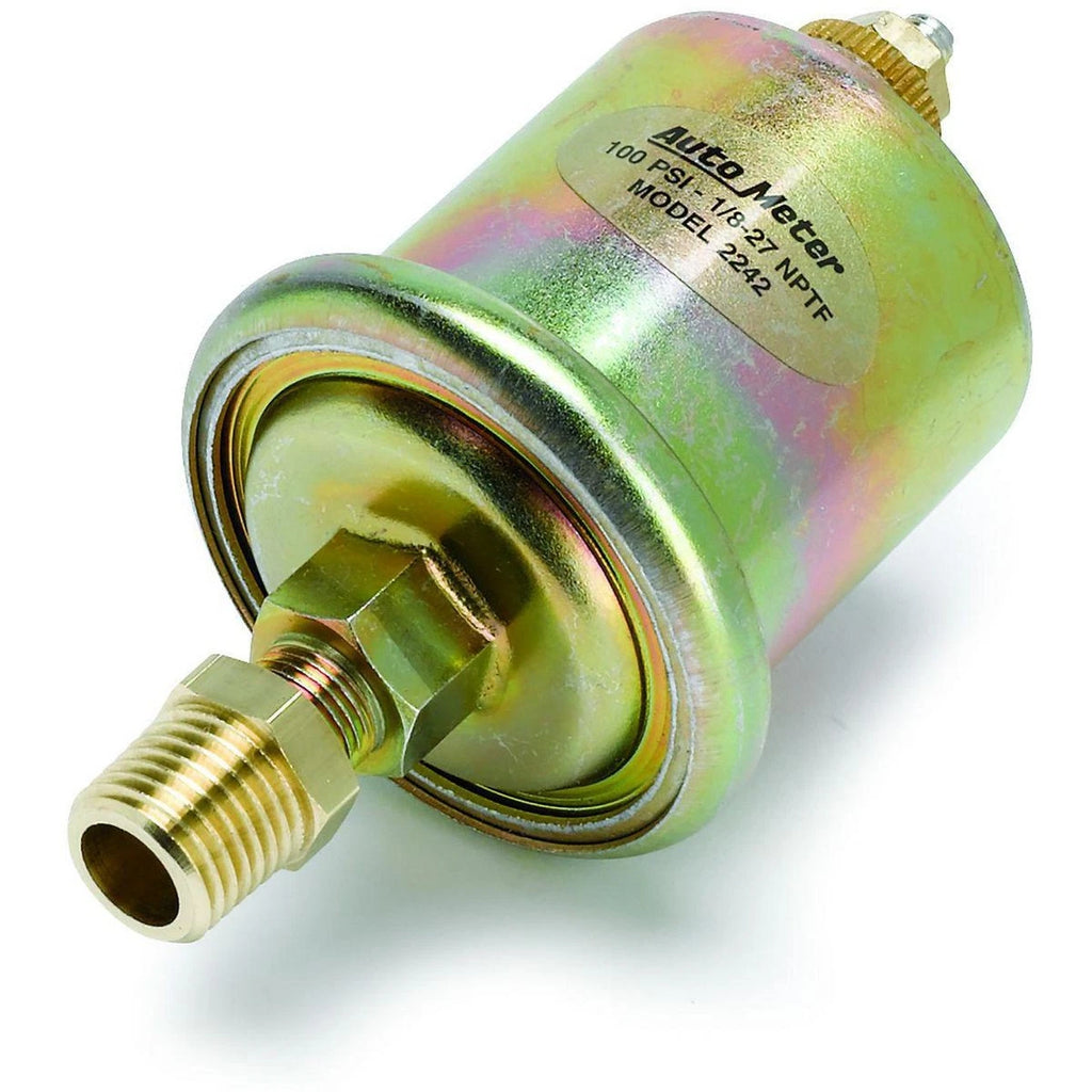Autometer Oil Pressure Sender compatible with 100Lbs Gauges AU2242