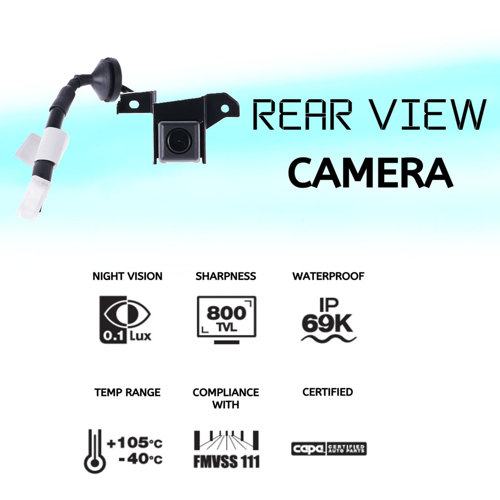 Reverse Camera OE 8 Pin Connector for Toyota Camry ACV40/AHV40 2009-2012