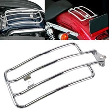 Load image into Gallery viewer, Chrome Steel Solo Seat Fender Luggage Rack for Harley Sportster 1985-2003 ST