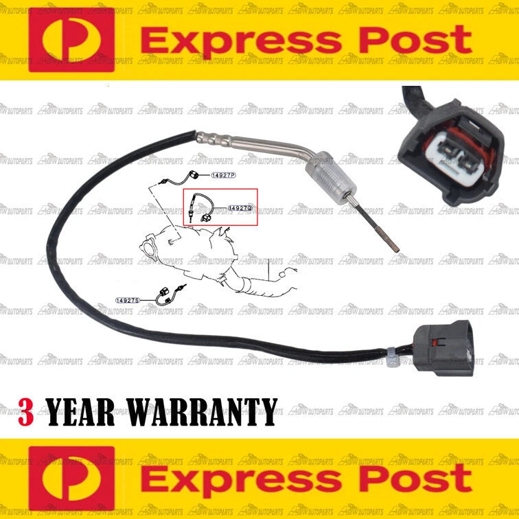 Exhaust Gas High Temperature Sensor for Pajero Sport QE QF Triton MQ 2.4L 14927Q