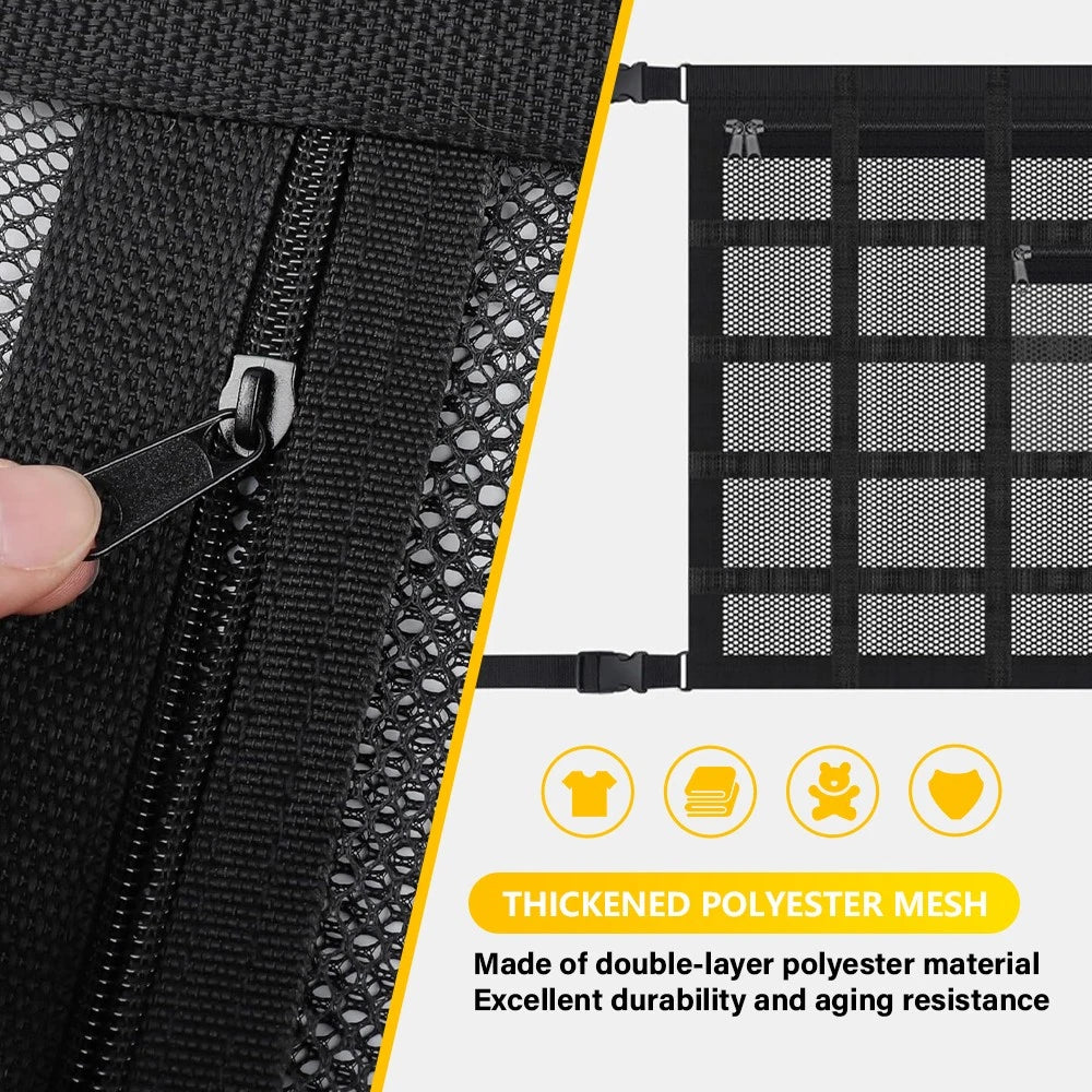 80*50cm Universal Mesh Storage Bag Car Roof Ceiling Cargo Net Pouch Pockets