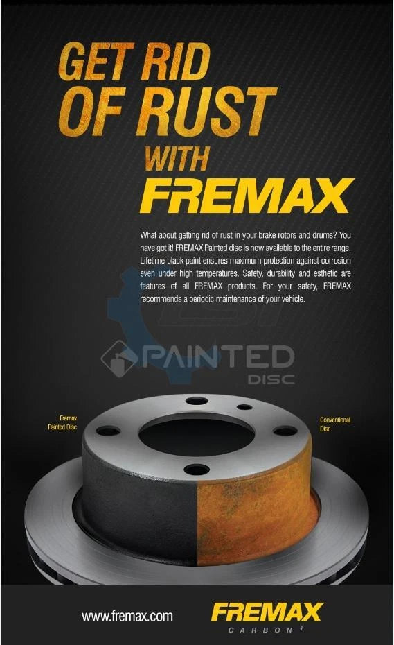Fremax Rear Disc Rotors for Renault Scenic JA 1.6 01-02 Not RXE Model