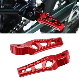 Anodized Red Aluminum Rear Passenger Foot Pegs Pedal for Surron Ultra Bee 2023+