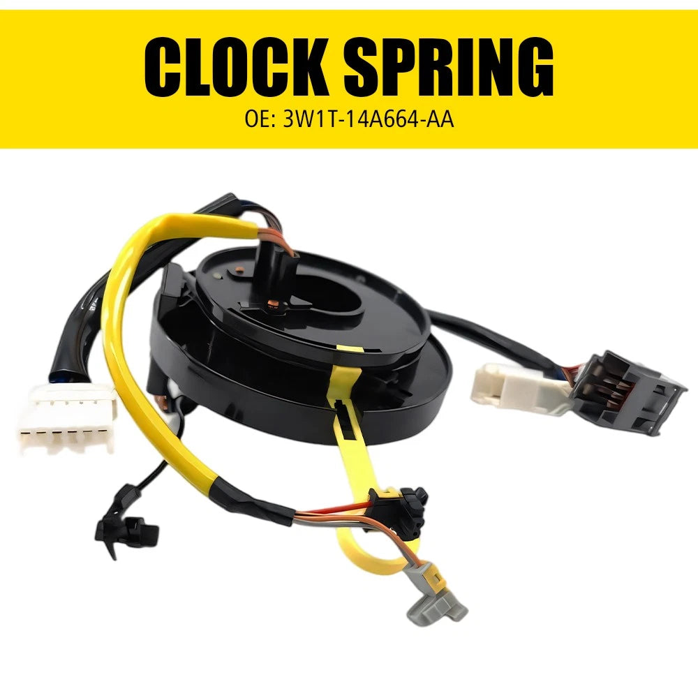 Black airbag clock spring for Ford Falcon BA BF XR6 XR8 XT Futura 2002-2008