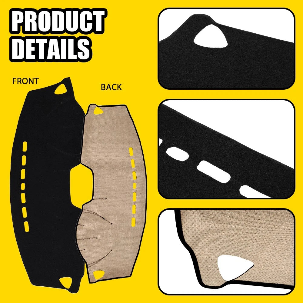 For Mitsubishi ASX 2010 2011-2022 Dashmat Dashboard Sun Cover Pad Non-slip