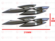 Load image into Gallery viewer, Chrome SS side badge pair for Holden Commodore VY VZ, adhesive emblems