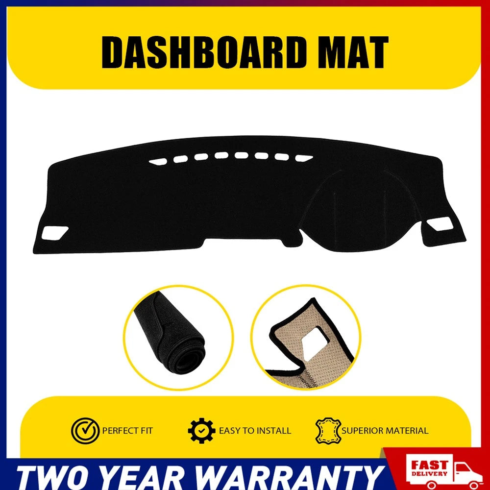 Black non-slip dash mat cover for Haval Jolion LUX 2021-2024 without HUD, right-hand drive