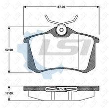 Load image into Gallery viewer, Rear Brake Pads and Rotors Set for Audi A1 1.4 TFSI 1.6TDI 2010-