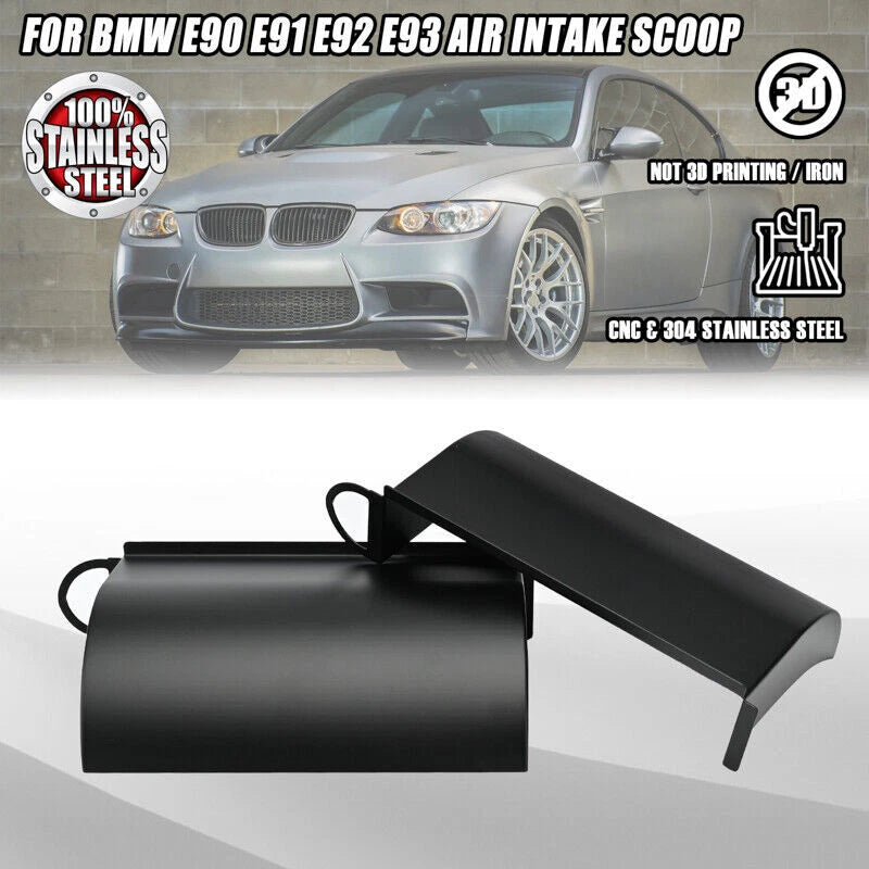 Black Air Scoop for Ram Air Cold Air Intake for BMW 3-Ser E84 E90 E93 E91 E92 ST