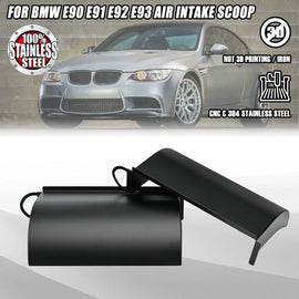 Black Air Scoop for Ram Air Cold Air Intake for BMW 3-Ser E84 E90 E93 E91 E92 ST