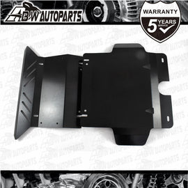 Steel Bash Plate 3mm Black 2pc fit for Toyota Hilux N70 SR SR5 2005 - 2015