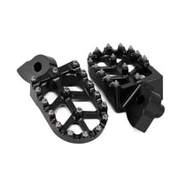 Load image into Gallery viewer, CNC MX Foot Pegs Footrests for Yamaha YZ85 YZ125 YZ250 YZ250 WR250 WR450F Black