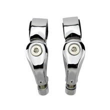 Load image into Gallery viewer, 1.25" 32mm Highway Short Angled Foot Peg Mounts Bracket For Harley Touring ST