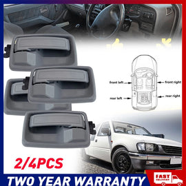2/4X FOR HOLDEN TF R7 & R9 RODEO PAIR OF GREY LH RH INNER DOOR HANDLES 88-02 A
