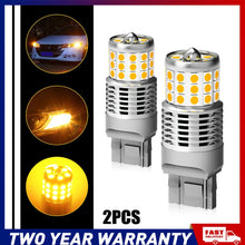 Load image into Gallery viewer, 2-10x T20 Amber LED Indicator Turn Signal Light Bulb 7443 Canbus 7440 Error NEWA